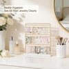 image:imageMkono Bracelet Holder Metal Jewelry Organizer Display Stand Gold Necklace Holder with 60 Hooks Modern Storage Rack Hanger for Bangle Bedroom Dressing Table Decor Gifts for Women