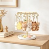image:imageMkono Keychain Display Stand with Tray Metal Bracelet Holder Organizer with 14 Hooks Storage Keychains Hand Sanitizer for Vendor Table Counter Decor