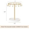 image:imageMkono Keychain Display Stand with Tray Metal Bracelet Holder Organizer with 14 Hooks Storage Keychains Hand Sanitizer for Vendor Table Counter Decor
