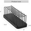 image:imageMkono Hat Organizer for Baseball Caps Hat Holder for 10 Baseball Caps Tabletop Hat Rack Stand Hat Storage Display Cap Organizer for Desk Closet Shelf Dresser Black SmallBlack