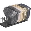 image:imageMkono Hat Organizer for Baseball Caps Hat Holder for 10 Baseball Caps Tabletop Hat Rack Stand Hat Storage Display Cap Organizer for Desk Closet Shelf Dresser Black SmallBlack