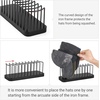 image:imageMkono Hat Organizer for Baseball Caps Hat Holder for 10 Baseball Caps Tabletop Hat Rack Stand Hat Storage Display Cap Organizer for Desk Closet Shelf Dresser Black SmallBlack
