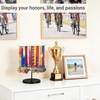image:imageMkono Medal Hanger Display Metal Medal Holder Race Award Medals Display Stand for Running Sports Marathon Wrestling Taekwondo Wood and Iron Material 12x16 Inches BlackBlack