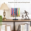image:imageMkono Medal Hanger Display Metal Medal Holder Race Award Medals Display Stand for Running Sports Marathon Wrestling Taekwondo Wood and Iron Material 12x16 Inches BlackBlack