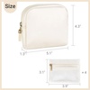 image:imageMkono Travel Jewelry Case Small WaterResistant PU Leather Jewelry Pouch Bags with Compartments for Storage Velvet Travel Jewelry Organizer for Bracelets Earrings Necklace Ring Gift for Women