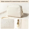 image:imageMkono Travel Jewelry Case Small WaterResistant PU Leather Jewelry Pouch Bags with Compartments for Storage Velvet Travel Jewelry Organizer for Bracelets Earrings Necklace Ring Gift for Women