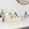 image:imageMkono Macrame Storage Basket Scalloped Edge Toilet Paper Basket Boho Woven Decor Small Countertop Organizer with Handles for Shelf Living Room Bedroom HomeOffice 1 Pack Ivory