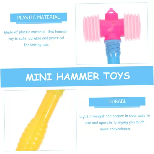 24pcs Childrens Bb Hammer Plastic Toy Hammer Children Sensory Toy Mallet Pounding Toy Toy Puzzle Toy Toys Squeaky Hammer Plaything Small Hammer Toys Plaything Gavel