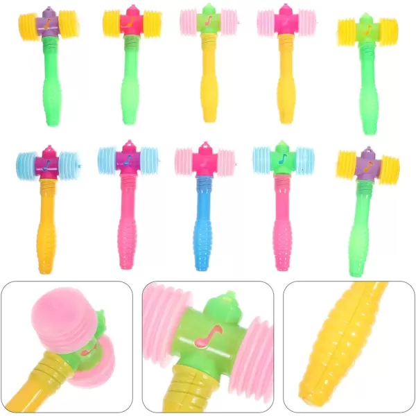 24pcs Childrens Bb Hammer Plastic Toy Hammer Children Sensory Toy Mallet Pounding Toy Toy Puzzle Toy Toys Squeaky Hammer Plaything Small Hammer Toys Plaything Gavel