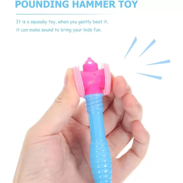 24pcs Childrens Bb Hammer Plastic Toy Hammer Children Sensory Toy Mallet Pounding Toy Toy Puzzle Toy Toys Squeaky Hammer Plaything Small Hammer Toys Plaything Gavel