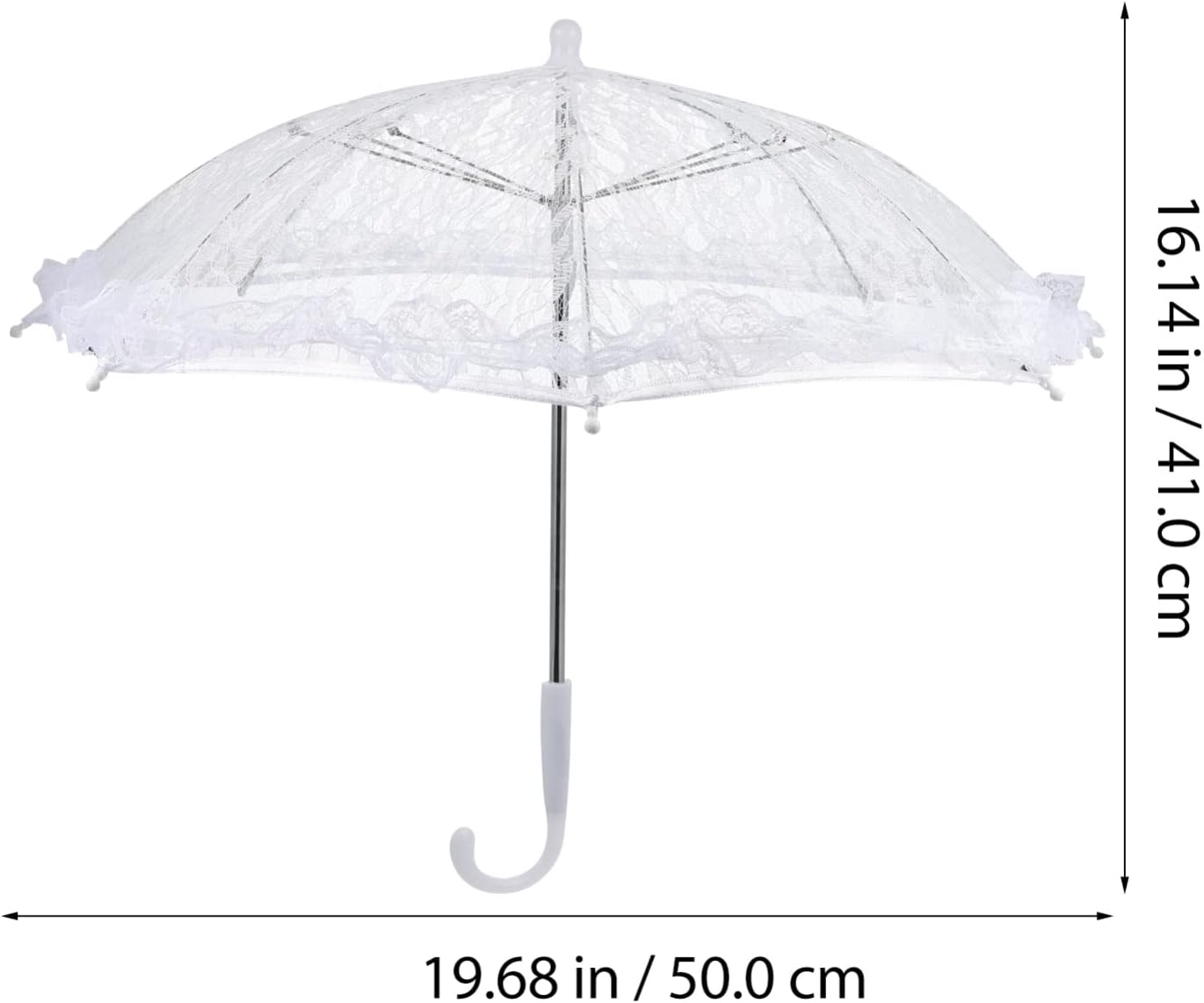 Toyvian Wedding Umbrellas Parasol Lace Parasol Umbrella Vintage Wedding Bridal Umbrella for Photo Props Wedding Decoration Wedding Lace Parasol Umbrella Retro
