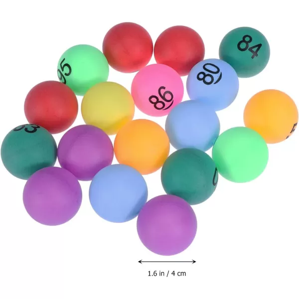 Balls Assorted Color 1 to 150 Numbered Table Tennis Balls for Game Party 150 Pieces