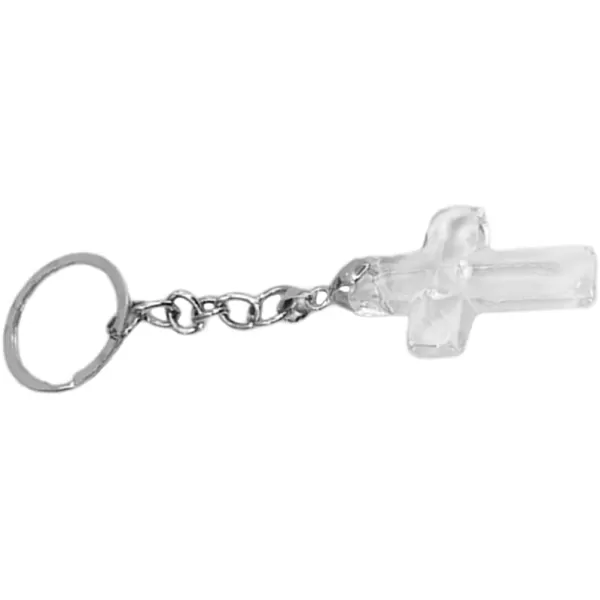 Car Decor Crystal Keychain Favor Holy Cross Keychain Keyring Crystal Keychain Purse Charms Car Bag Purse Handbags Pendant Key Ring Wedding Favors Wedding Wallet Keychain