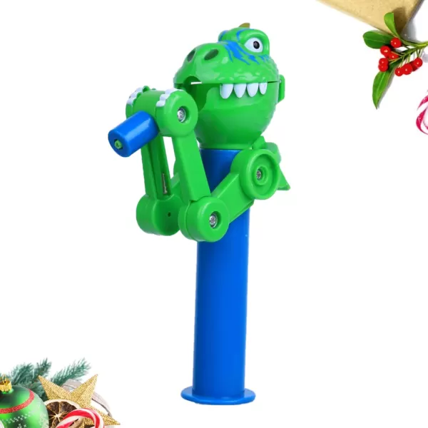 Toyvian 2pcs Eat Lollipop Robot Lollipop Candy Storage Holder Kids Dinosaur Toy Lollipop Holder Candy Box Pop Ups Lollipop Case Dinosaur Pop Ups Lollipop Holder for Kid Age 310 Year Random Colors