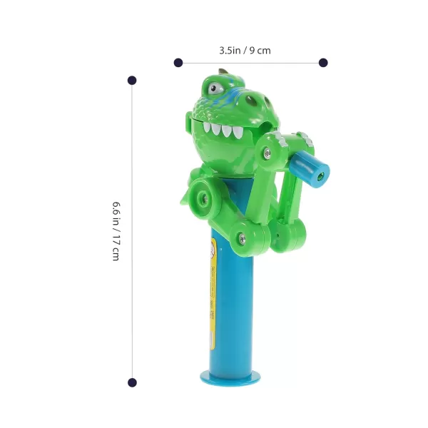 Toyvian 2pcs Eat Lollipop Robot Lollipop Candy Storage Holder Kids Dinosaur Toy Lollipop Holder Candy Box Pop Ups Lollipop Case Dinosaur Pop Ups Lollipop Holder for Kid Age 310 Year Random Colors