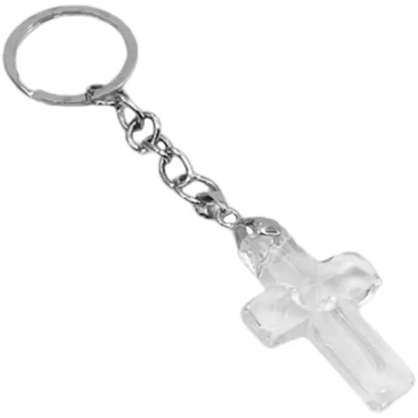 Car Decor Crystal Keychain Favor Holy Cross Keychain Keyring Crystal Keychain Purse Charms Car Bag Purse Handbags Pendant Key Ring Wedding Favors Wedding Wallet Keychain