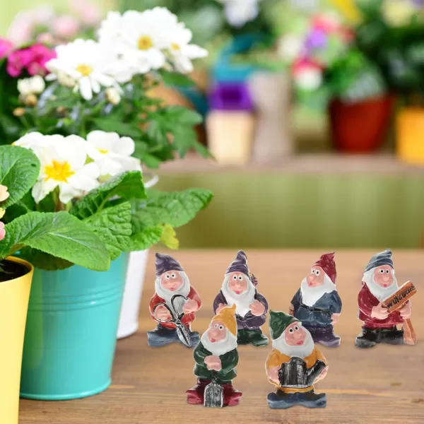 Micro Landscape Decor Faceless Doll Statues 1 Set Garden Gnome Statues Miniature Resin Dwarf Elf Figurines for Garden Patio Supplies Decoration Mini Gnomes Garden Set Figures