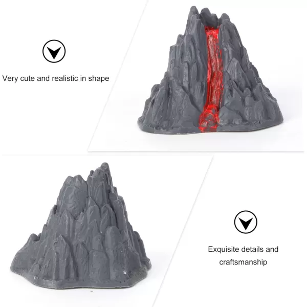 Toyvian 10pcs Volcano Toy volcano kit volcano toy birthday party supplies Volcanic Eruption Model