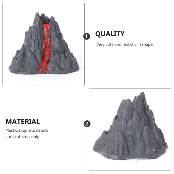 Toyvian 10pcs Volcano Toy volcano kit volcano toy birthday party supplies Volcanic Eruption Model