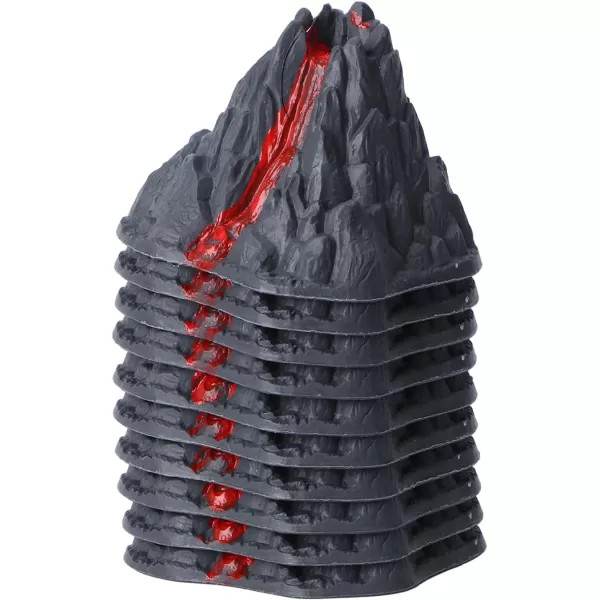 Toyvian 10pcs Volcano Toy volcano kit volcano toy birthday party supplies Volcanic Eruption Model