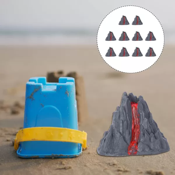 Toyvian 10pcs Volcano Toy volcano kit volcano toy birthday party supplies Volcanic Eruption Model