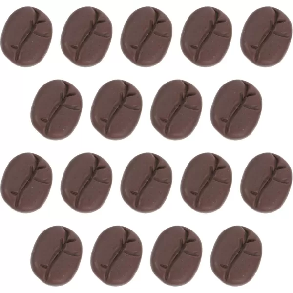 Toyvian Artificial Coffee Beans Simulation Mini Coffee Beans Imitation Food Resin Cabochons for DIY Craft Fake Vegetable Realistic Food Show Model for Cafe Shop Cabinet Display