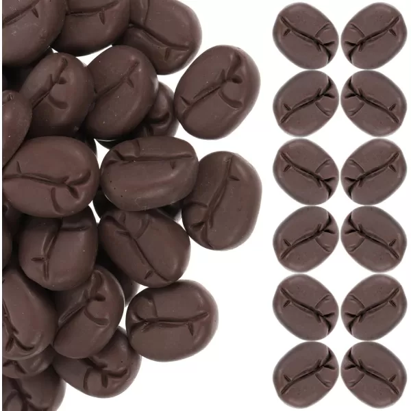 Toyvian Artificial Coffee Beans Simulation Mini Coffee Beans Imitation Food Resin Cabochons for DIY Craft Fake Vegetable Realistic Food Show Model for Cafe Shop Cabinet Display