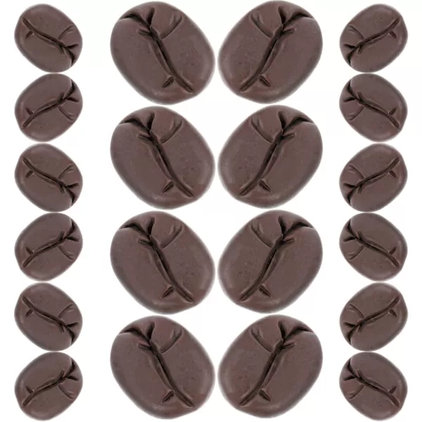 Toyvian Artificial Coffee Beans Simulation Mini Coffee Beans Imitation Food Resin Cabochons for DIY Craft Fake Vegetable Realistic Food Show Model for Cafe Shop Cabinet Display