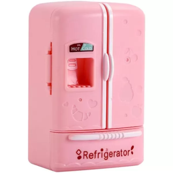 Kids Kitchen Toy Refrigerator Pretend Fridge Refrigerator Toy Kitchen Pretend Play Toys Kitchen Appliances Kitchen Toy Food Accessories for Kids Play Food