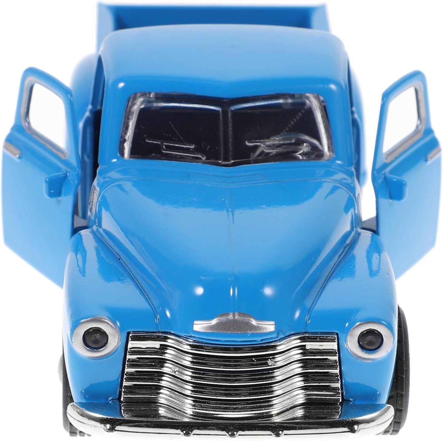 Diecast Model Cars Toy Alloy Stepside Pickup Truck Model Collection Metal Classic Vintage Old Fashioned Tabletop Truck Figurine Decoration for Home Car Office Kids Sky BlueSkyblue