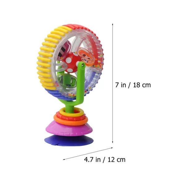 Toyvian High Chair Toy Baby Ferris Wheel Toy Suction Cup Newborn Spinner Activity Toy Newborn High Chair Rattle Interactive Development Educational Toy for Feeding Plaything Early Development