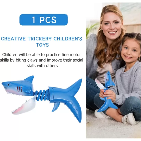 Toyvian Hungry Shark Grabber hungry shark toys Shark Grabber Game Ocean Animals Figures Toys Puppet SharkRandom Color