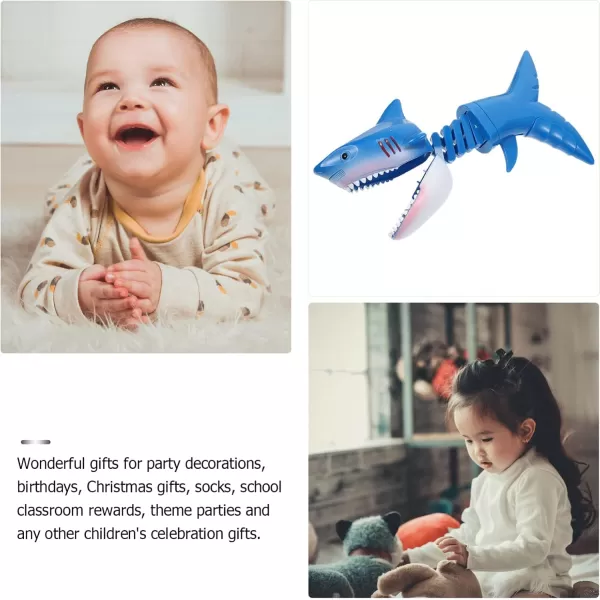 Toyvian Hungry Shark Grabber hungry shark toys Shark Grabber Game Ocean Animals Figures Toys Puppet SharkRandom Color