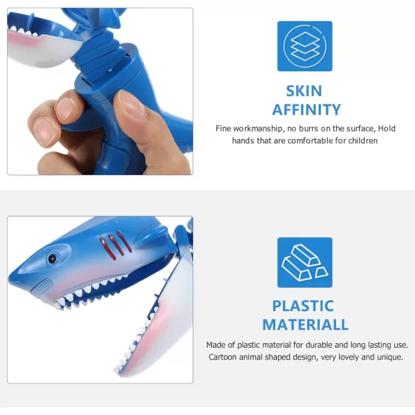 Toyvian Hungry Shark Grabber hungry shark toys Shark Grabber Game Ocean Animals Figures Toys Puppet SharkRandom Color