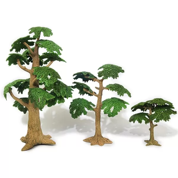 Toyvian Model Trees Cypress Miniature Artificial Tree Fake Plants Train Trees for Sand Table Models Scene Decoration 2PC Size M