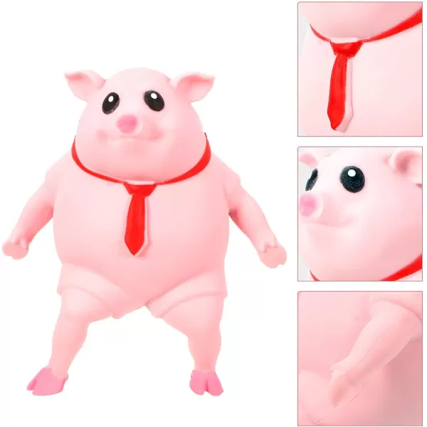 Slow Rising Pig Squeeze Toy Kids Cartoon Supple Pig Relief Toy Girls Fun Sensory Toy Children