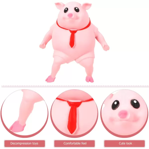 Slow Rising Pig Squeeze Toy Kids Cartoon Supple Pig Relief Toy Girls Fun Sensory Toy Children