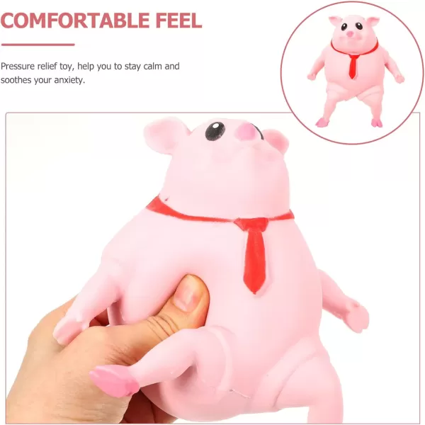 Slow Rising Pig Squeeze Toy Kids Cartoon Supple Pig Relief Toy Girls Fun Sensory Toy Children