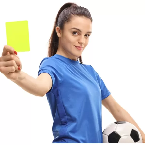 Toyvian 10pcs Professional Referee Cards Soccer Red Cards Yellow Cards Soccer Referee Cards Red Yellow Judge Cards Referee Accessory Soccer Referee Card for Sport Competition