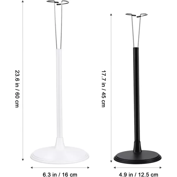 Toyvian 18 Doll Action Figure Stands 3PCS Big Doll Brackets Doll Display Stands  18 American Doll Organizers Support Racks  Adjustable Doll Stands Accessories for Doll 2 for 18 1 for 23