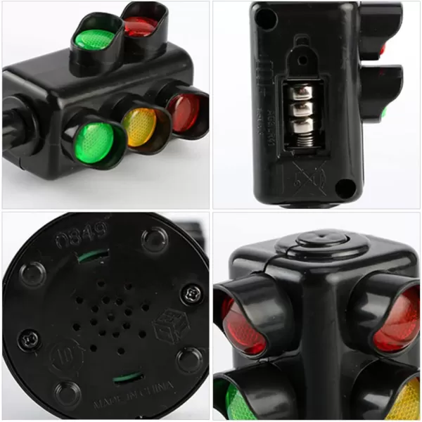 Toyvian 4 Pcs Traffic Light Traffic Light Toy Mini Traffic Signs Light Model Toy Toy for Kids