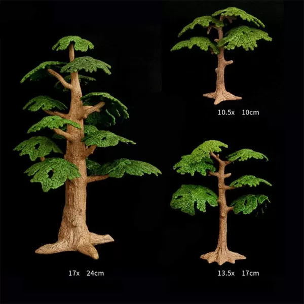 Toyvian Model Trees Cypress Miniature Artificial Tree Fake Plants Train Trees for Sand Table Models Scene Decoration 1PC Size L