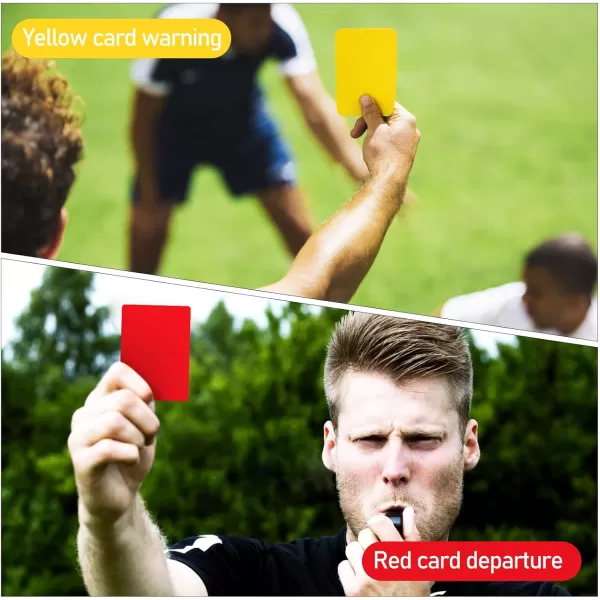 Toyvian Soccer Referee Cards Soccer Red Cards Yellow Cards Referee Whistles Referee Wallet Referee Cards Set Professional Referee Cards Football Referee Warning Cards Referee Accessory