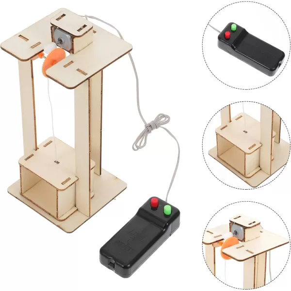 Wooden Elevator Kids stem Projects for Kids Ages 812 Science Kits for Kids Age 1214 Kids Science Kits Age 58 Elevator Toy DIY Model Building Kits