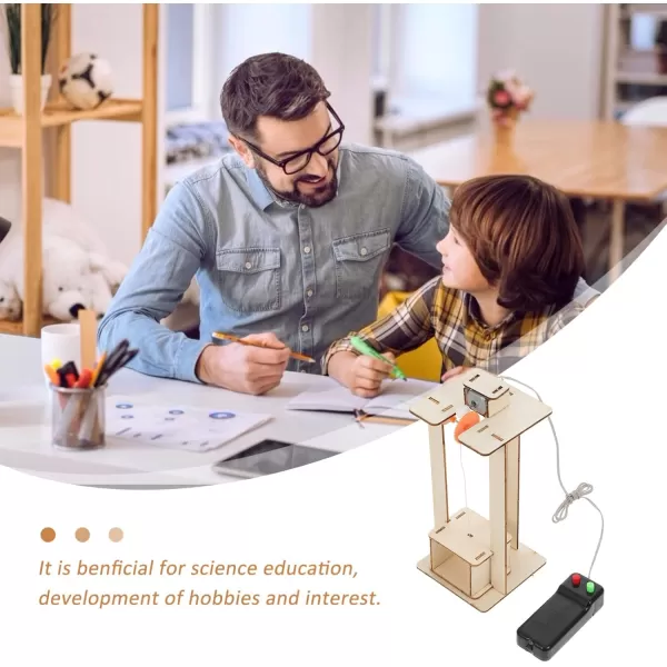 Wooden Elevator Kids stem Projects for Kids Ages 812 Science Kits for Kids Age 1214 Kids Science Kits Age 58 Elevator Toy DIY Model Building Kits