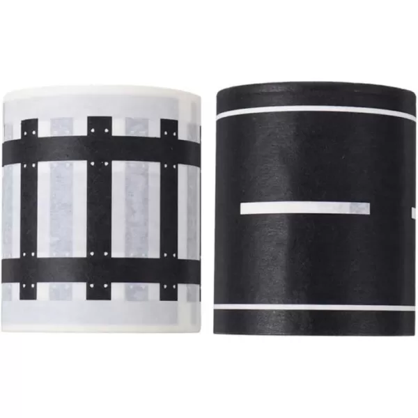 Toyvian Road Race Track Sticker Roll for Toy Car Trains Toy Tape Stickers Railway Road Tape Train Track Removable Tape for Kids Toys Removable Trains Tight Curves Stick to Floors Walls Train Track