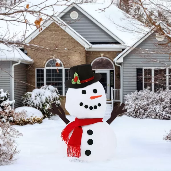 Snowman Kit Snowman Decorating Kit 15Pcs Snowman Making Kit Winter Party Kids Outdoor Toys Decoration Christmas Holiday Decoration