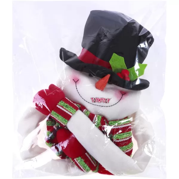 TOYMYTOY Christmas Tree Topper Snowman Top Hugger for Winter Wonderland Party Thanksgiving New Year Xmas Tree Decorations Ornament