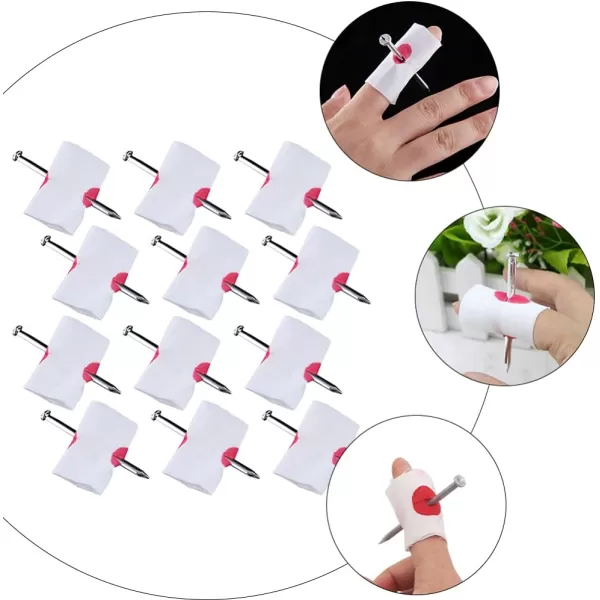 Toyvian 22pcs Fake Nail Through Finger Trick Props Funny Prank Prop Horrific Toys Halloween Prank Toy for April Fool Halloween Party Favor