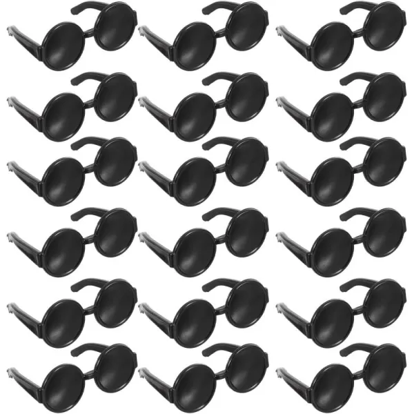 Toyvian 60PCS Doll Sunglasses Plastic Miniature Sunglasses Doll Dressing Supplies Mini Glasses Decor for DIY Accessories Doll Dressing Supplies